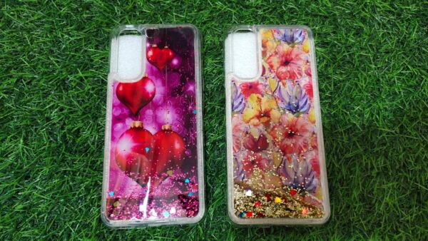 realme7/narzo 20 pro stylish glitter back cover